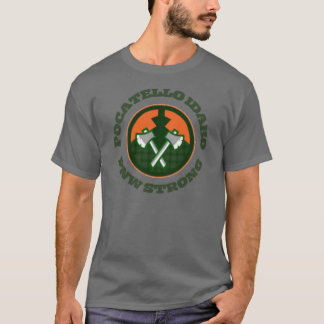 Pocatello Idaho PNW Strong T-shirt