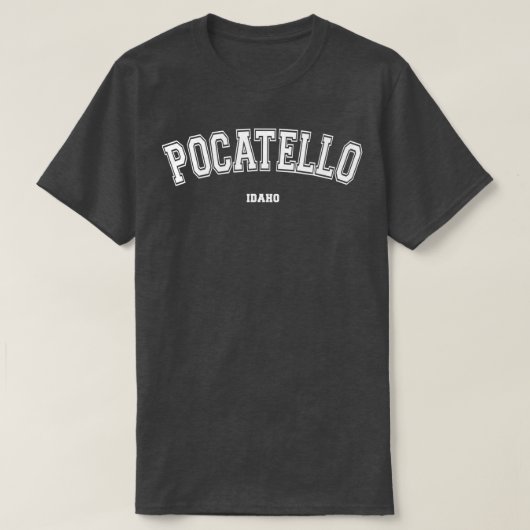 Pocatello Idaho T-shirt (Design voorkant)