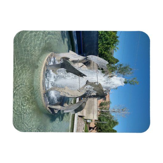 Pocatello Simplot Square Fountain Flexible Magnet Magneet (Horizontaal)