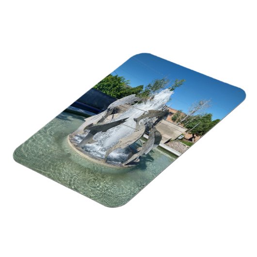 Pocatello Simplot Square Fountain Flexible Magnet Magneet (Linkerzijde)