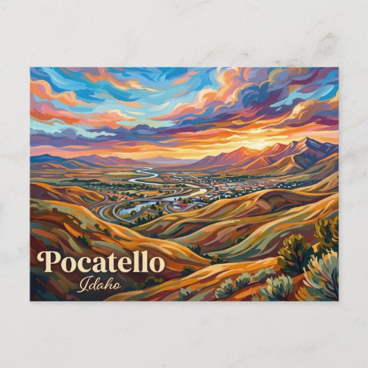 Pocatello VS Briefkaart (Voorkant)