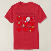 Pochacco Happy Valentines Day T-shirt (Design voorkant)
