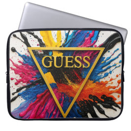 pochette de transport pc (guess) laptop sleeve