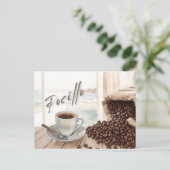 Pocillo (koffie) de Puerto Rico Briefkaart (Staand voorkant)