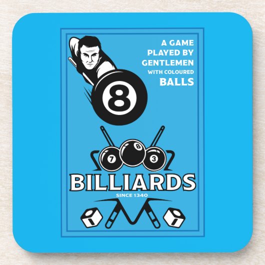  pocket billards bier onderzetter (Voorkant)
