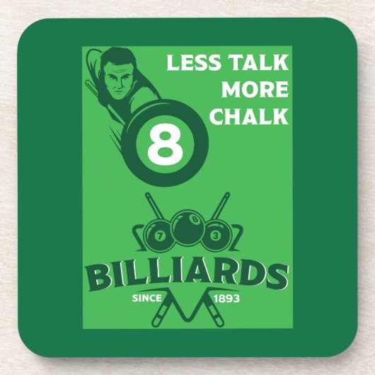  pocket billards bier onderzetter (Voorkant)