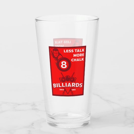  pocket billards glas (Achterkant)