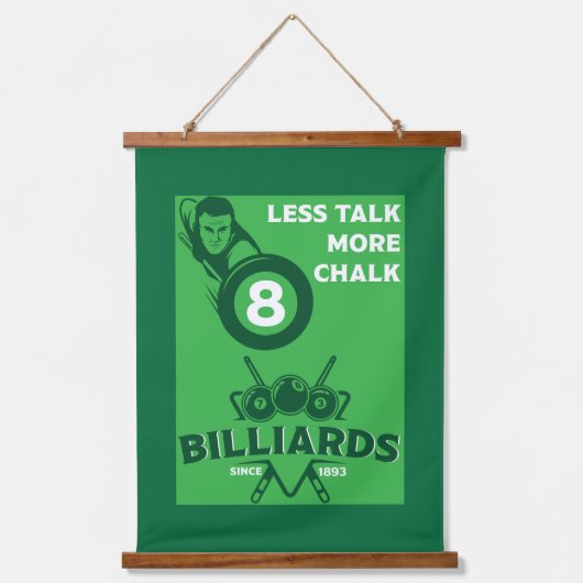  pocket billards hangend wandkleed (Voorkant)