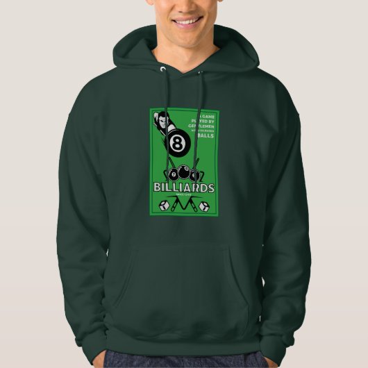 pocket billards hoodie (Voorkant)