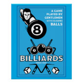  pocket billards perfect poster (Voorkant)