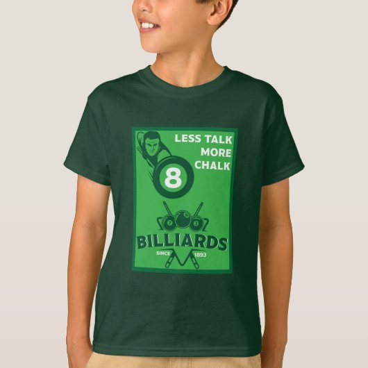pocket billards t-shirt (Voorkant)