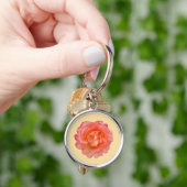 Pocket Bloom: Minimal Rose Keychain (Hand)