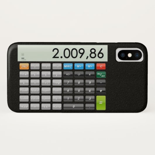 Pocket calculator App Case-Mate iPhone Case (Achterkant (horizontaal))