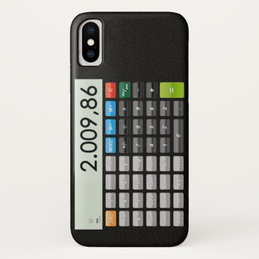 Pocket calculator App Case-Mate iPhone Case (Achterkant)