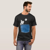 Pocket Cat T-shirt (Voorkant volledig)