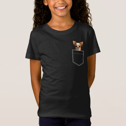 Pocket Chihuahua T-shirt (Voorkant)