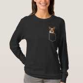 Pocket Corgi T-shirt (Voorkant)