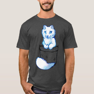 Pocket Cute Arctic Fox T-shirt