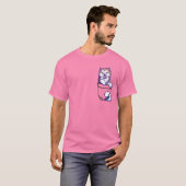 Pocket Cute Canadian Eskimo Puppy Dog T-shirt (Voorkant volledig)