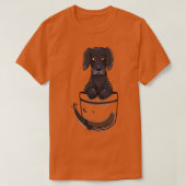 Pocket Cute Great Dane Dog T-shirt (Design voorkant)