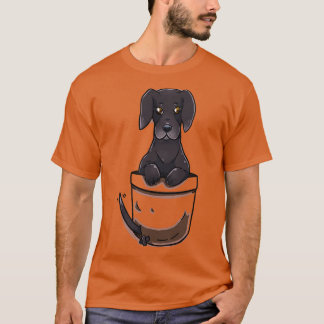 Pocket Cute Great Dane Dog T-shirt