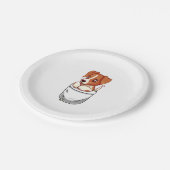 Pocket Cute Jack Russell Terrier Papieren Bordje (Gekanteld)