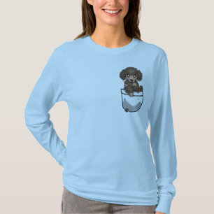 Pocket Cute Puppy Dog T-shirt