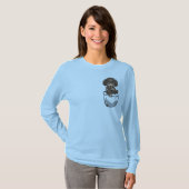 Pocket Cute Puppy Dog T-shirt (Voorkant volledig)