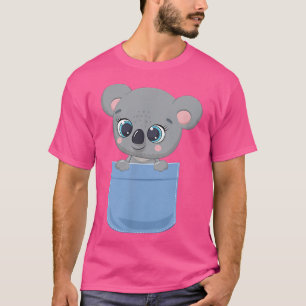 Pocket Cuties - Koala Beer - Pocket Pets - Kawaii T-shirt