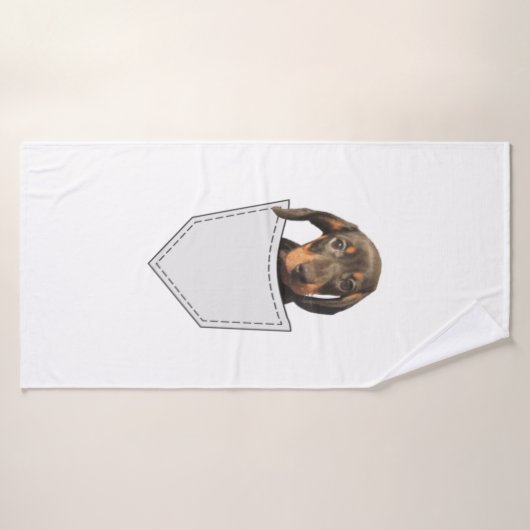 Pocket Dog Dachshund Badhanddoek (Badhanddoek)