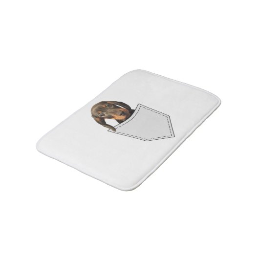 Pocket Dog Dachshund Badmat (Gekanteld)