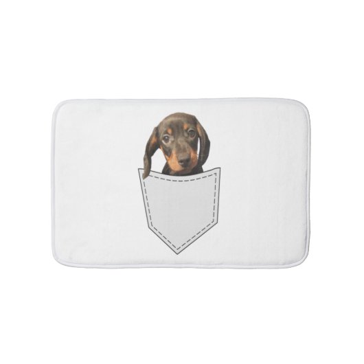 Pocket Dog Dachshund Badmat (Voorkant)