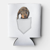 Pocket Dog Dachshund Blikjeskoeler (Voorkant)