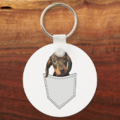 Pocket Dog Dachshund Sleutelhanger (Voorkant)