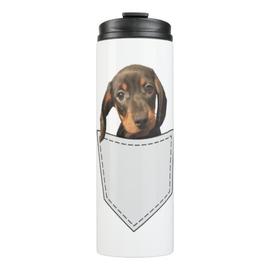 Pocket Dog Dachshund Thermosbeker (Voorkant)