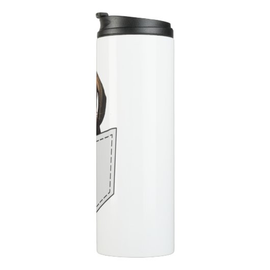 Pocket Dog Dachshund Thermosbeker (Geroteerd rechts)