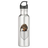 Pocket Dog Dachshund Waterfles (Voorkant)
