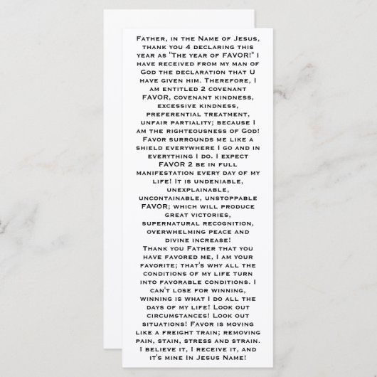 Pocket Favor (Voorkant / Achterkant)