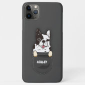 Pocket Franse Bulldog Leuke hond huisdier eigenaar Case-Mate iPhone Case (Achterkant)