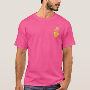 Pocket Goudse kaas Foodie Snack Cheddar kaas T-shirt