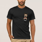 Pocket Great Dane puppy nice T-shirt (Voorkant)