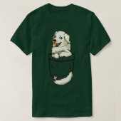 Pocket Great Pyreneeën Dog T-shirt (Design voorkant)