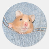 Pocket hamster sticker (Voorkant)