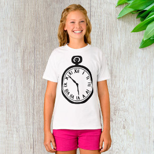 Pocket horloge meisjes T-shirt