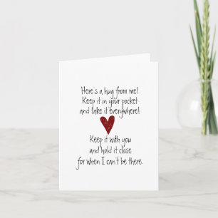 Pocket Hug Note Kaart