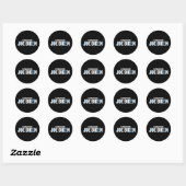 ( Pocket ) Ik sta achter Joe Biden Ronde Sticker (Vel)