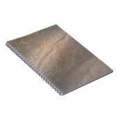 Pocket Journal met Beige Swirl Design Notitieboek (Rechterzijde)