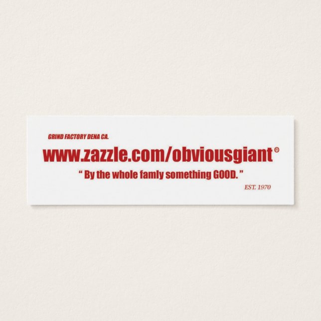 POCKET KAARTEN MINI VISITEKAARTJES (Achterkant)