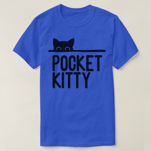 Pocket Kat Minimalist van Tobe Fonseca T-shirt (Design voorkant)