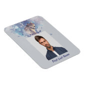 Pocket Keepsake Memorial Wolf kijkt terug Magneet (Rechterzijde)